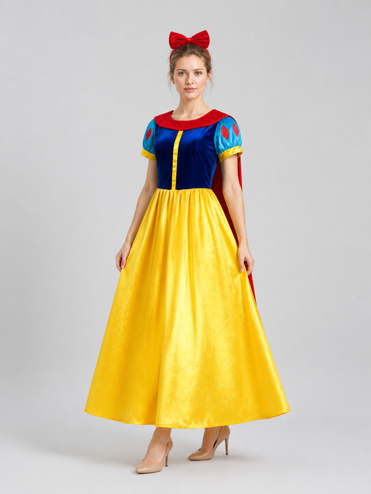 Snow White Cosplay Costume, Dress and Headband Costume Dresses detail