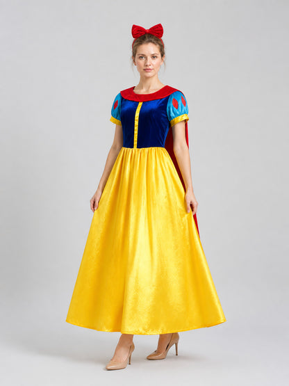 Snow White Cosplay Costume, Dress and Headband Costume Dresses detail