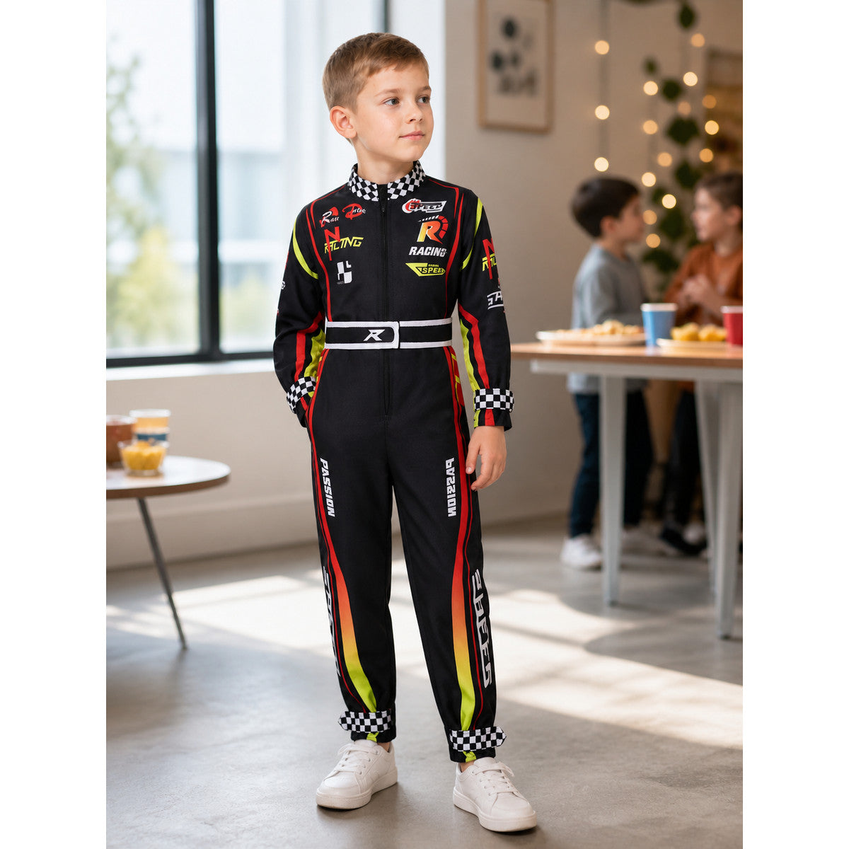 Racing Jumpsuit Cosplay Set with Belt lifestyle view