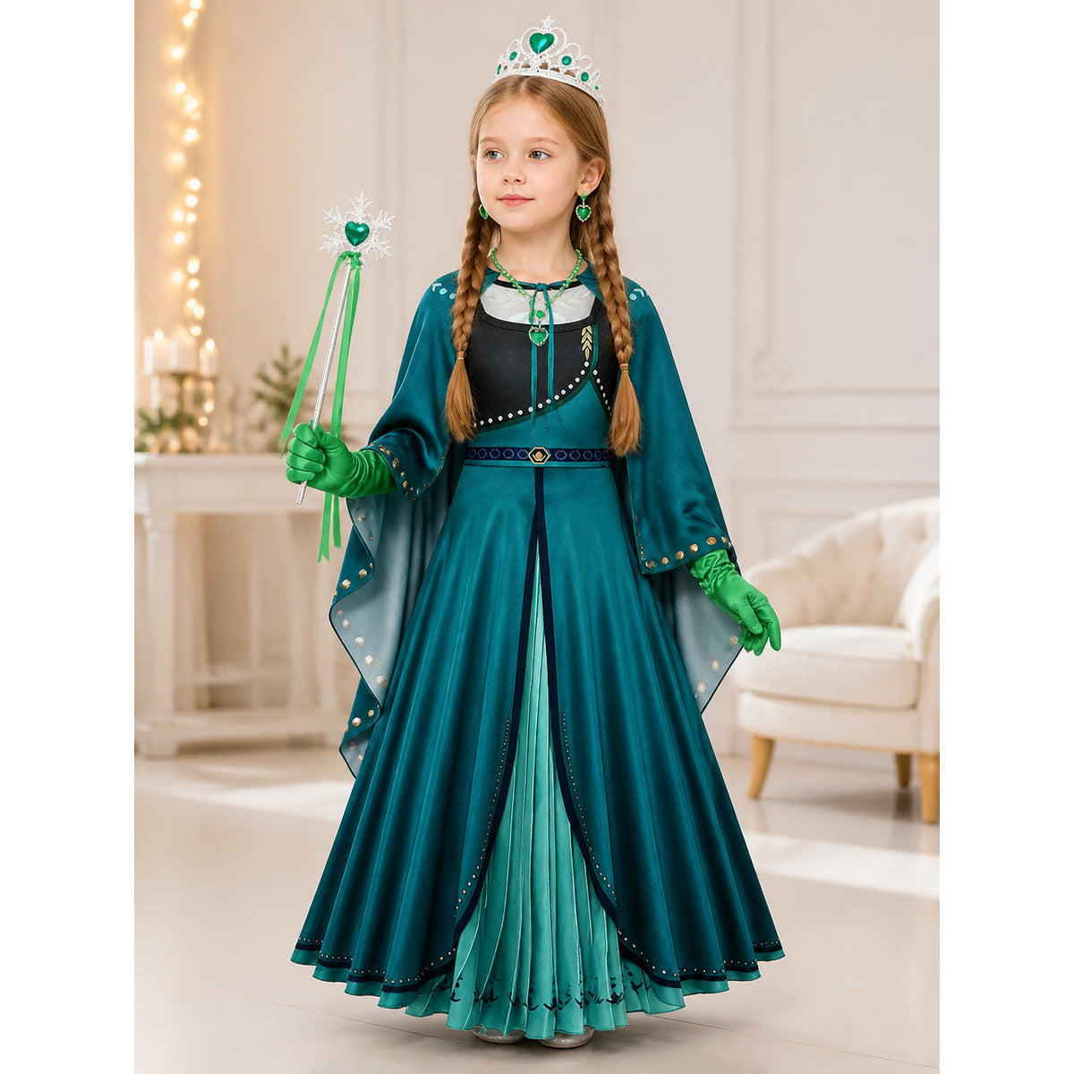 Princess Costume for Halloween and Cosplay lifestyle view