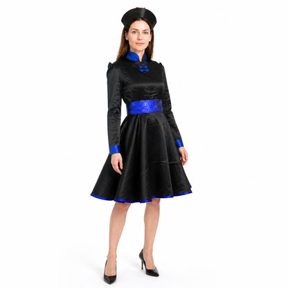 Fitted Zombie Dress with Long Sleeves for Halloween Costume Dresses detail