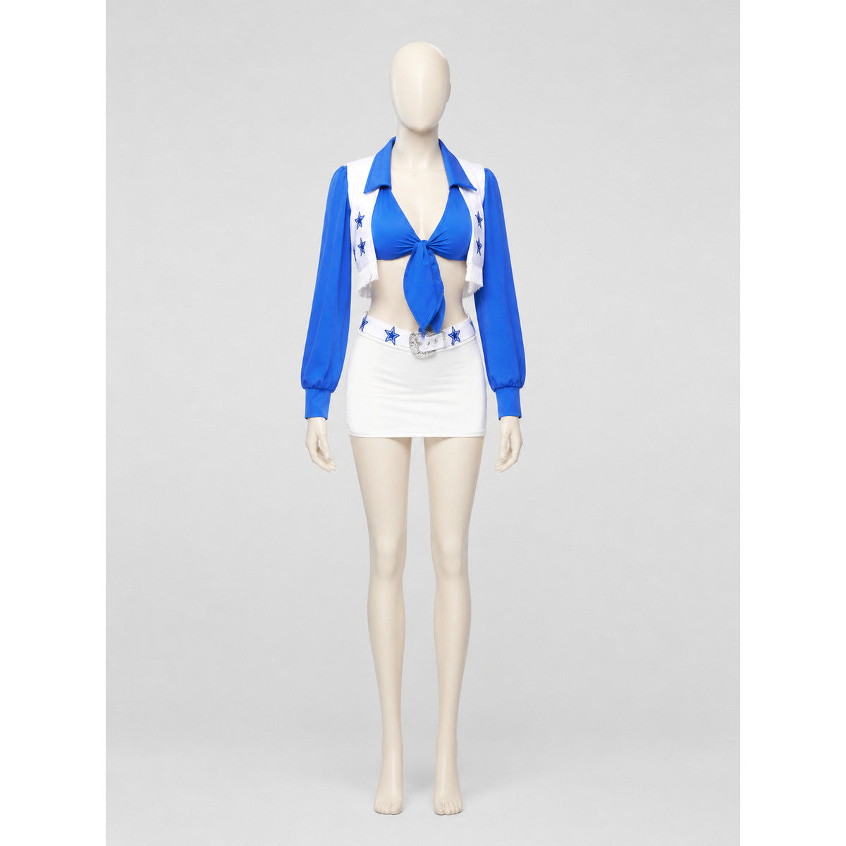 Performance Costume with Fringe and Stars, Blue and White lifestyle