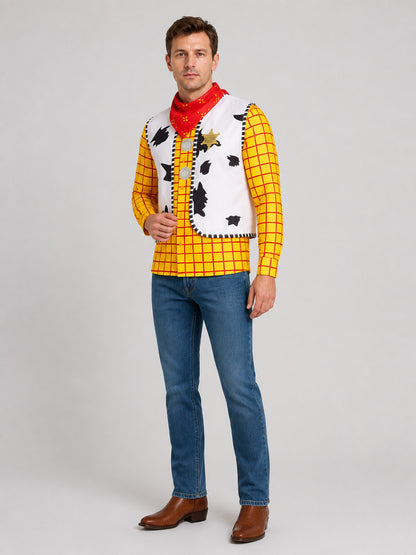 Woody Cosplay Costume from Toy Story, Shirt Costumes detail