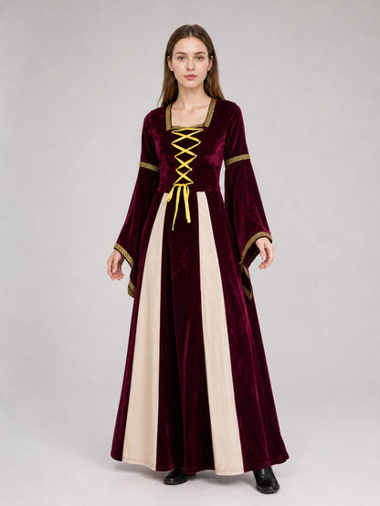 The dress is designed in the style of a European palace costume and is intended Costume Dresses detail