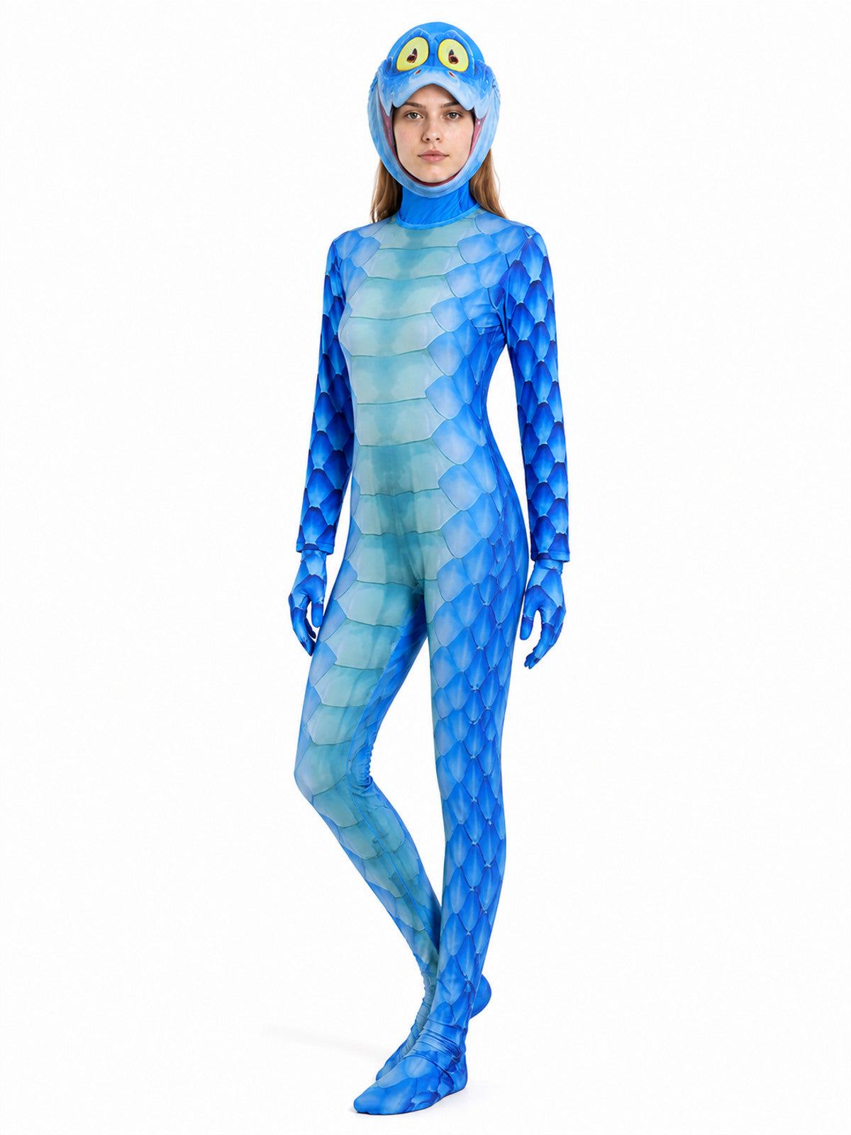 Monster Jumpsuit with Hood and Gloves