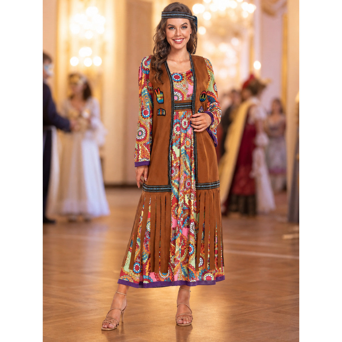 Retro 1970s-Style Fringe Stage Costume