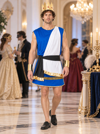 Carnival Costume with Tunic and Draping