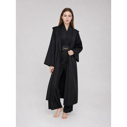 Obi-Wan Kenobi Cosplay Costume, Black Robe
