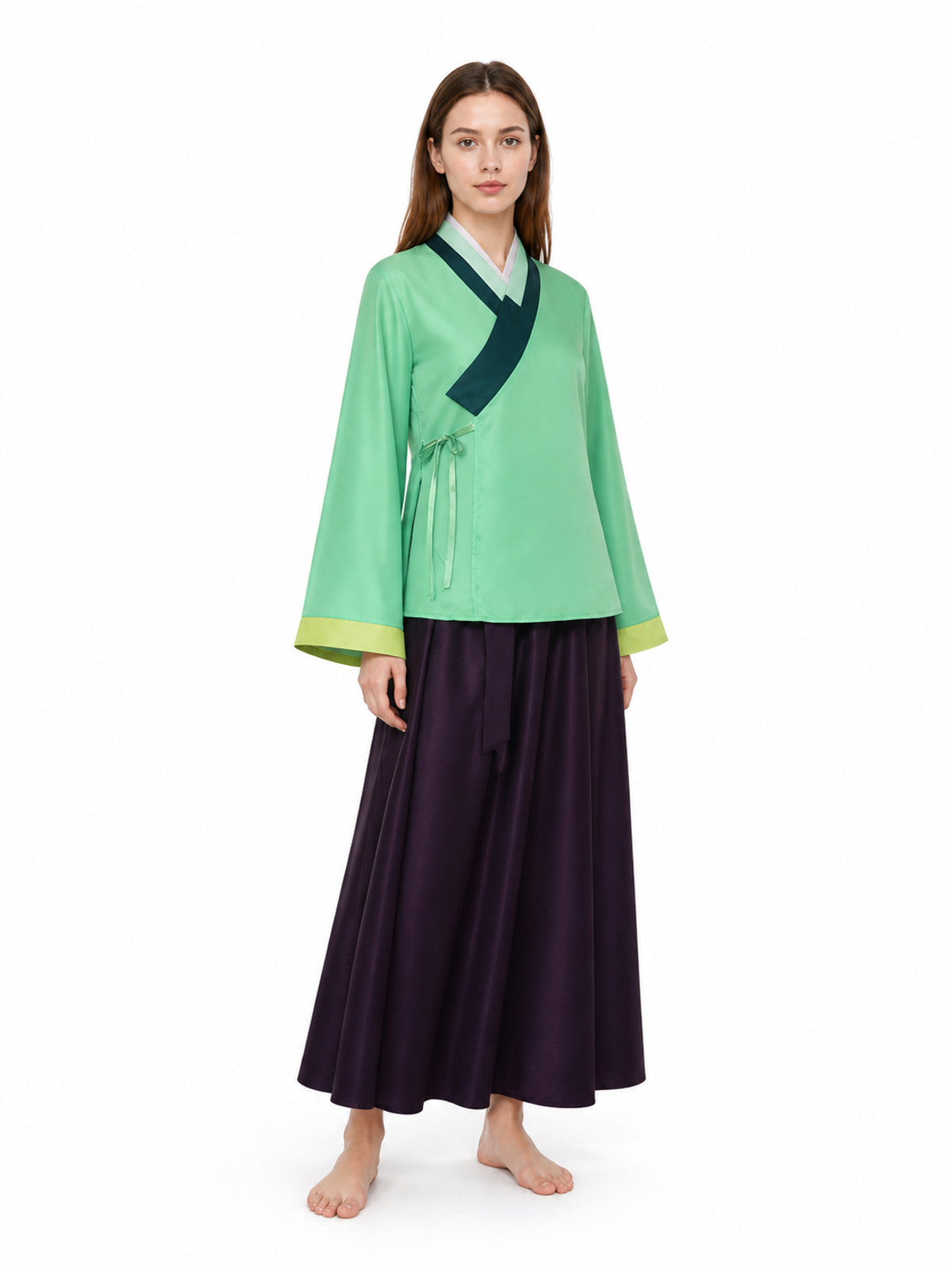 Maomao Hanfu Cosplay Costume with Belt Costumes detail