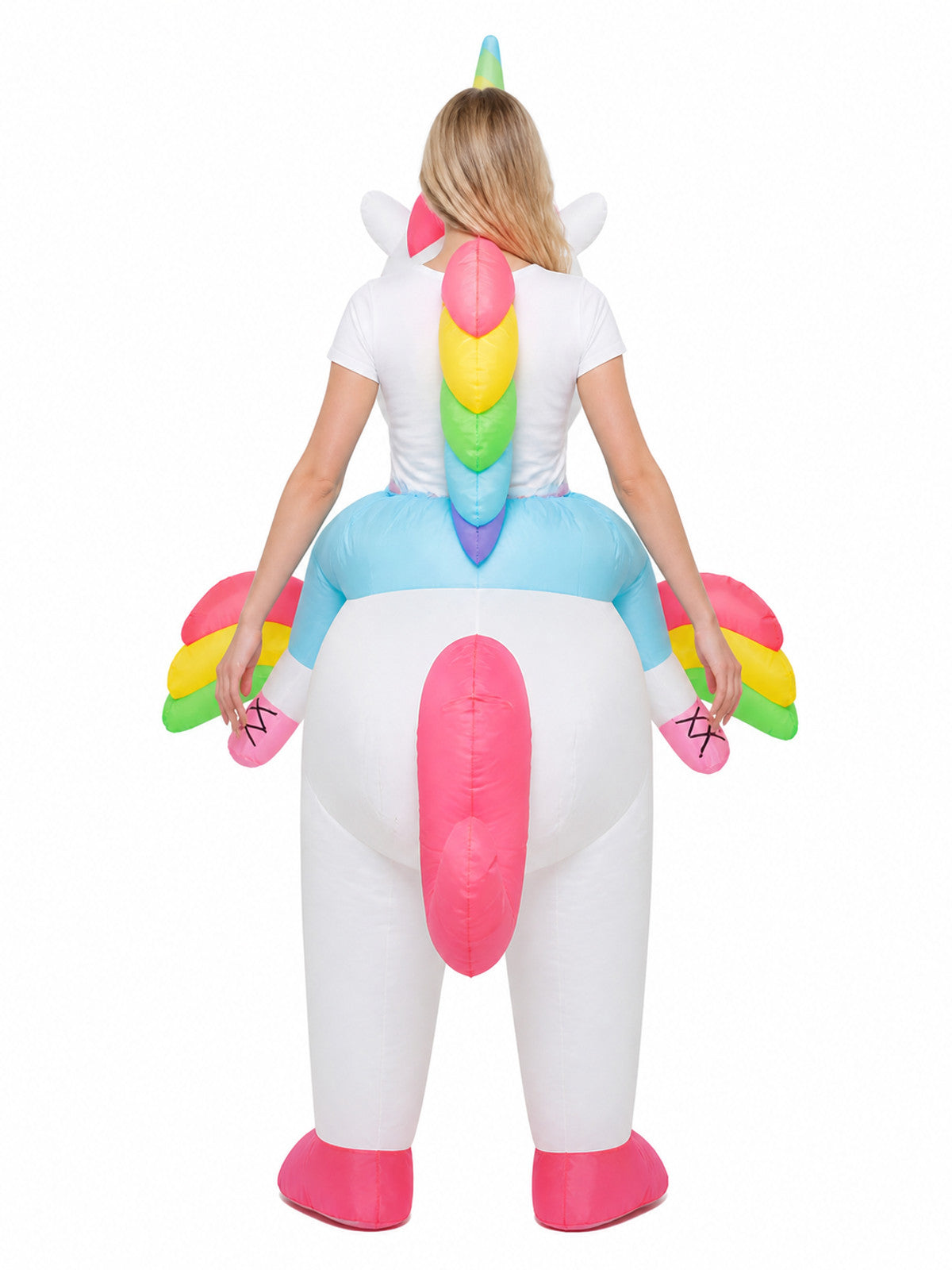 Inflatable Dinosaur/Shark/Alien Halloween Costume back view
