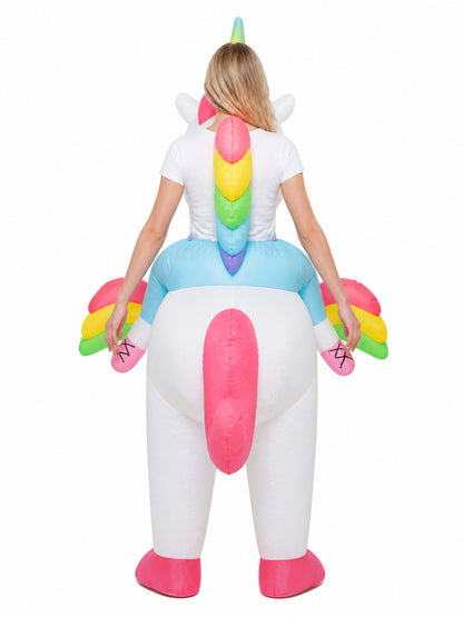 Inflatable Dinosaur/Shark/Alien Halloween Costume back view