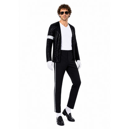 Michael Jackson-Style Sequin Stage Costume Costumes detail