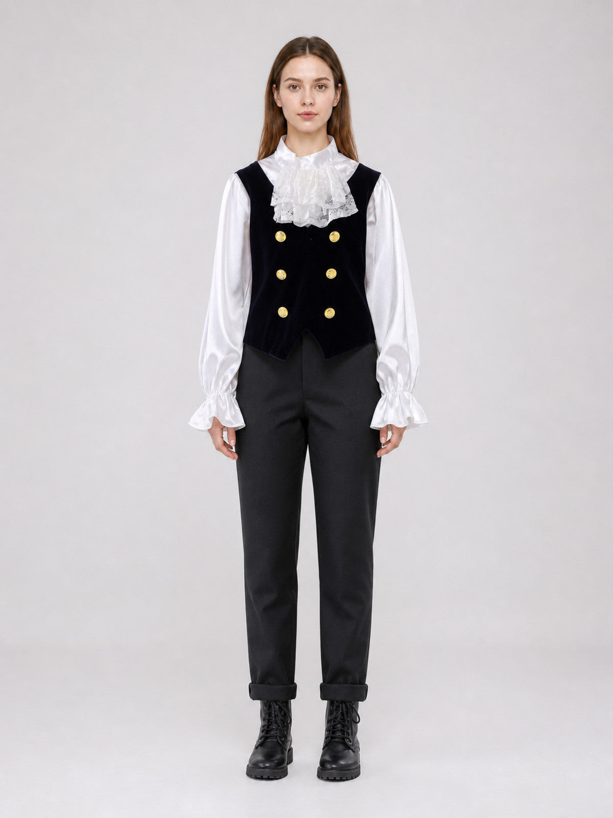 Historical Stage Costume with Vest and Jabot