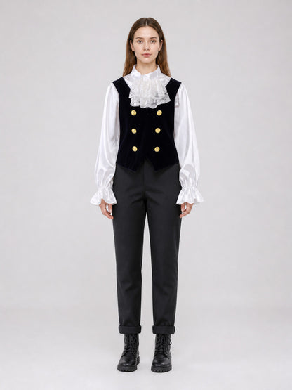 Historical Stage Costume with Vest and Jabot