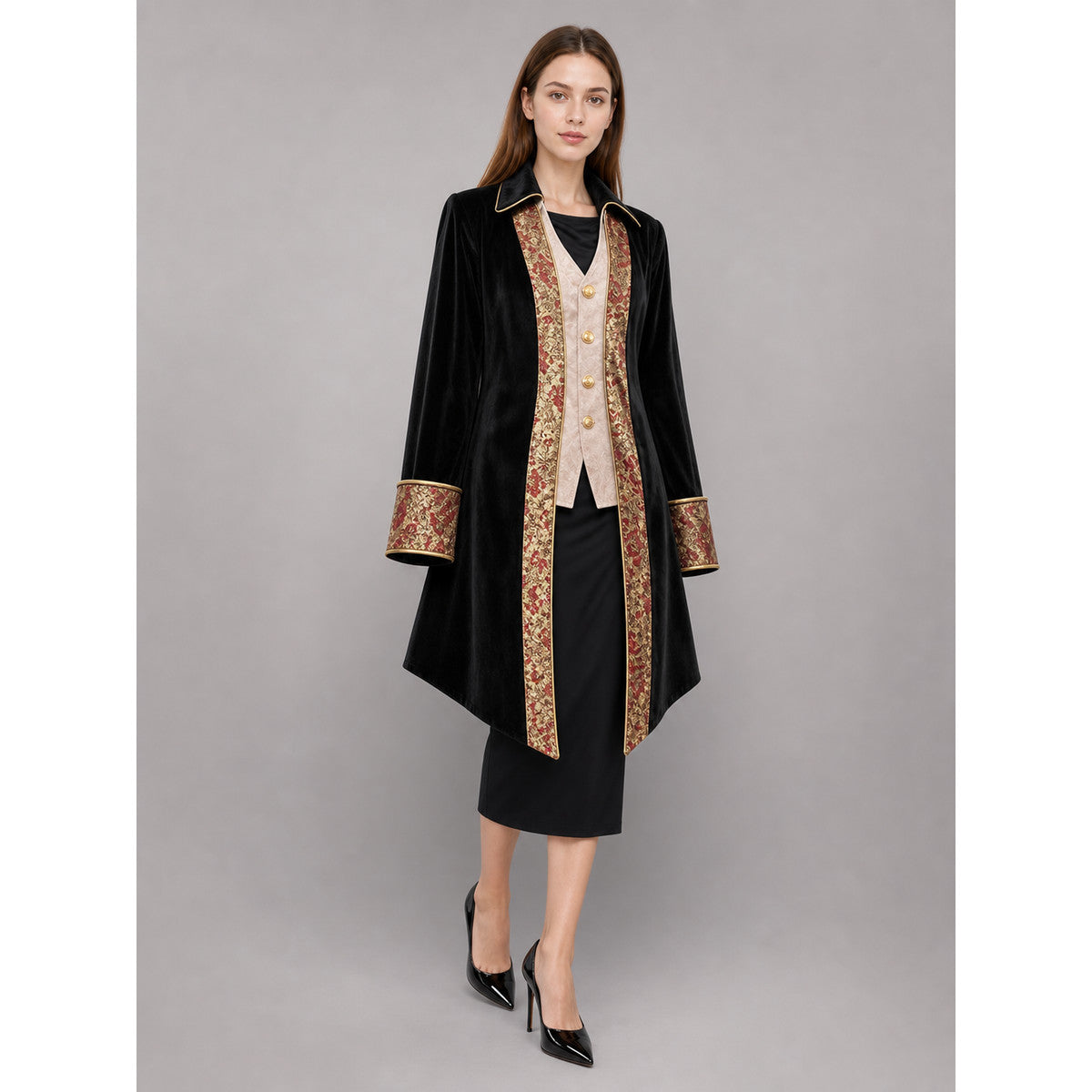 Black Carnival Tailcoat with Gold Buttons occasion guide