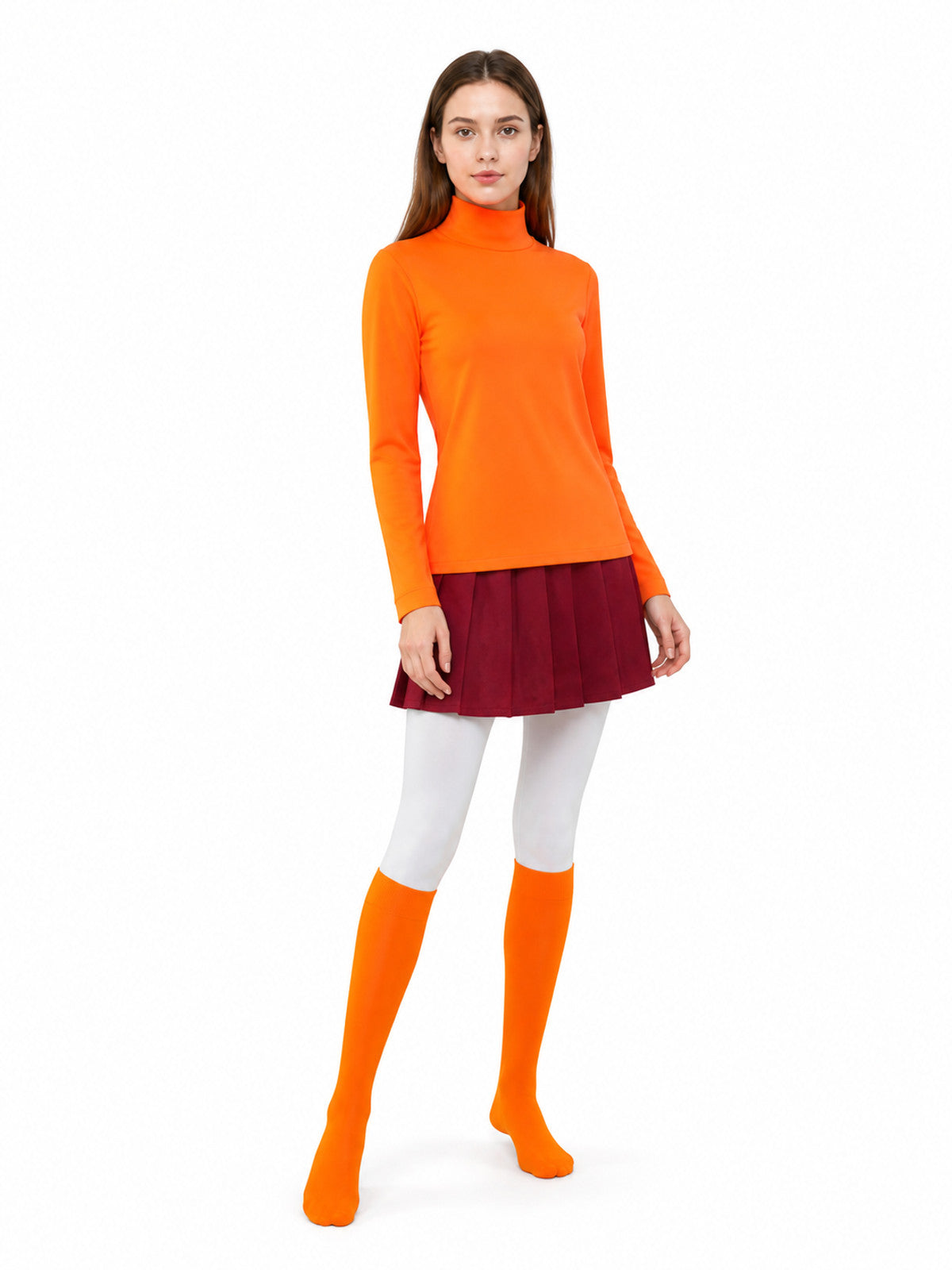 Velma Scooby-Doo cosplay costume, top and skirt