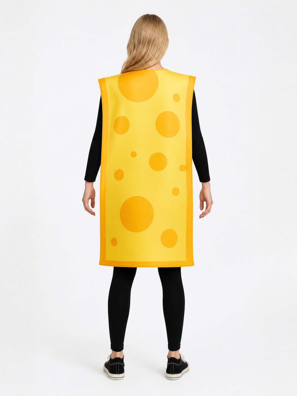Fried Egg Costume — One-Piece, Loose-Fit back view