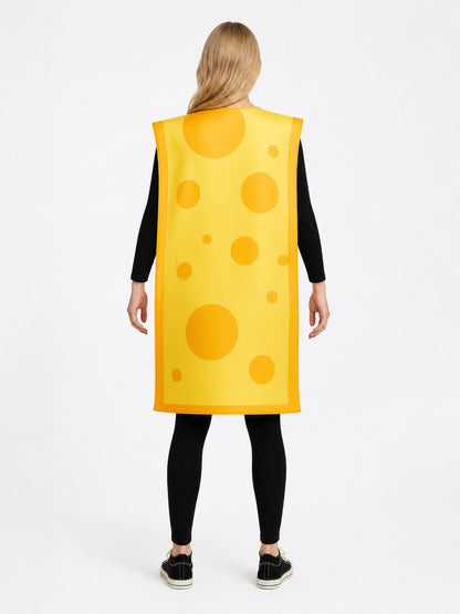 Fried Egg Costume — One-Piece, Loose-Fit back view