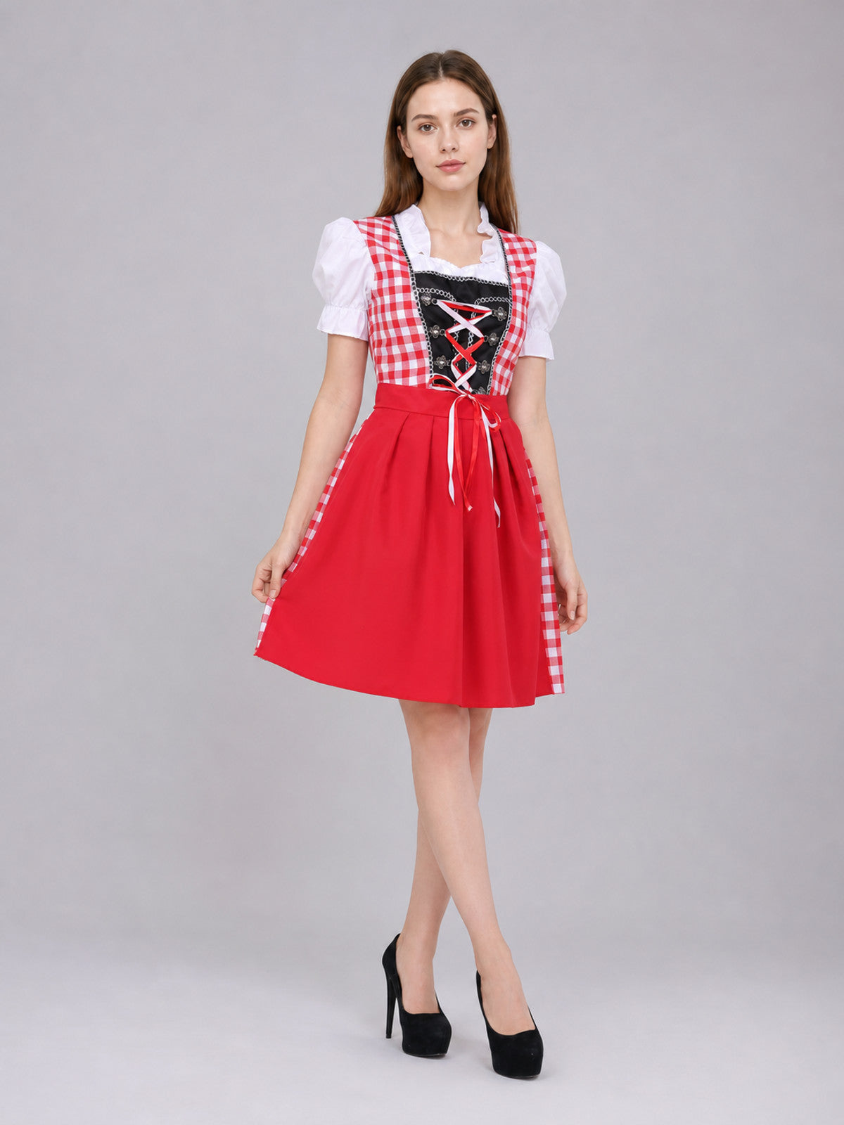 Oktoberfest-Style Corset Dress Costume Dresses detail