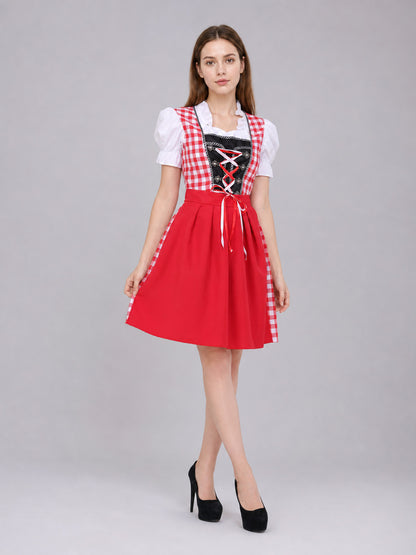 Oktoberfest-Style Corset Dress Costume Dresses detail