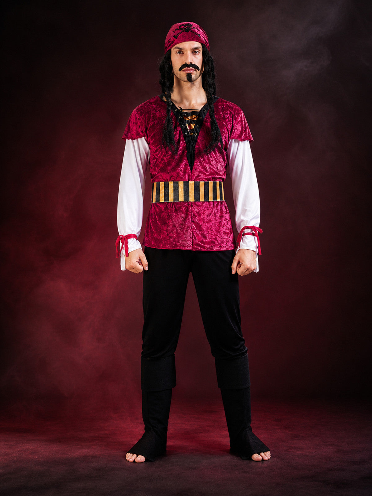 Pirate Costume with Bandana for Halloween main product view