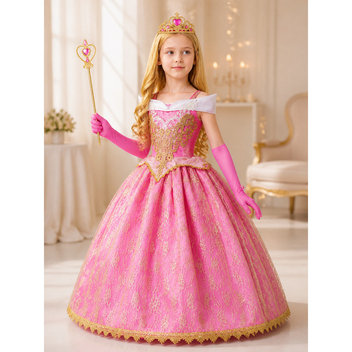 Pink Princess Costume for Halloween