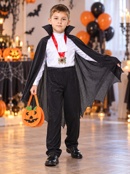 Children’s Vampire Costume with Medallion lifestyle view