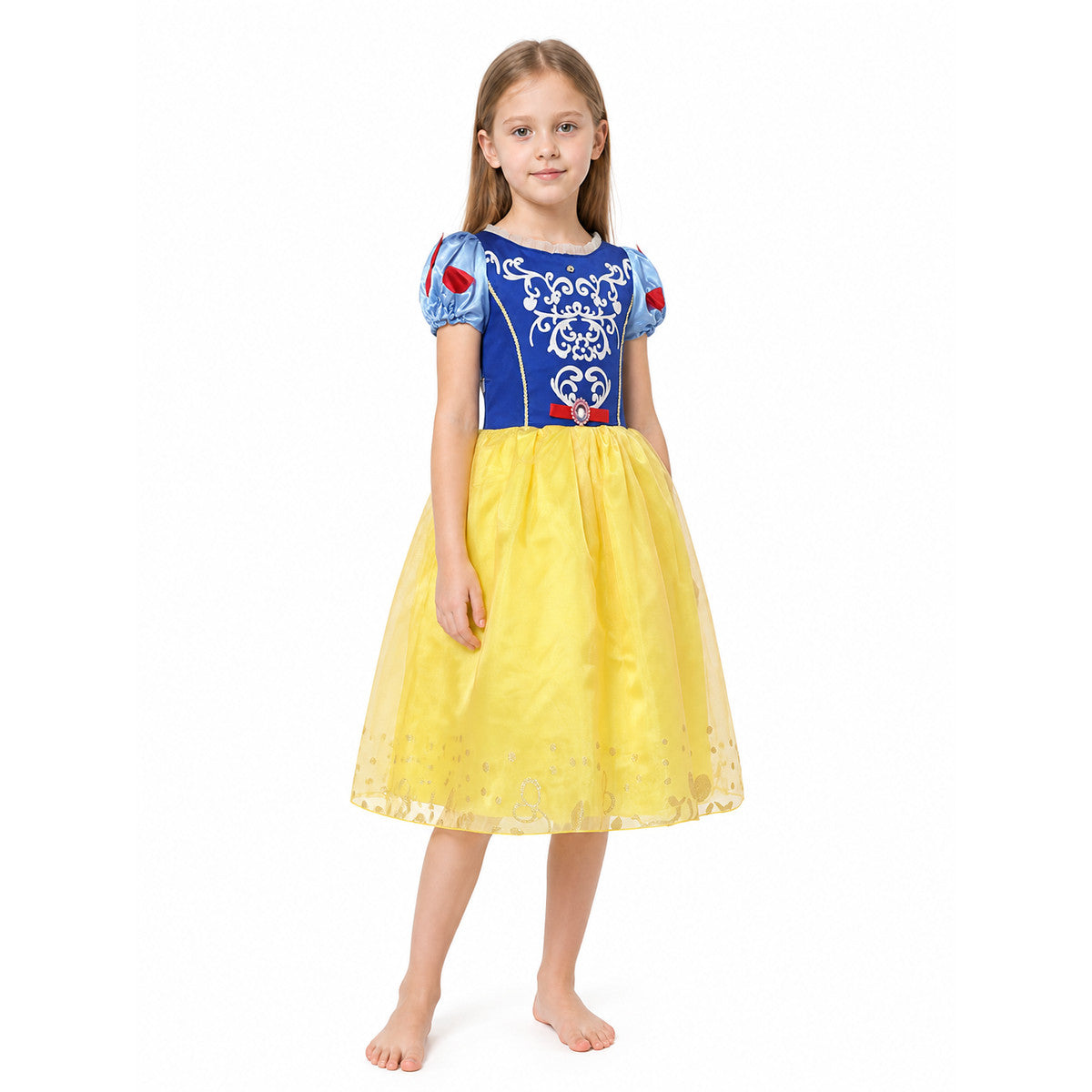 Princess costume with a full skirt and bow Costume Accessories detail