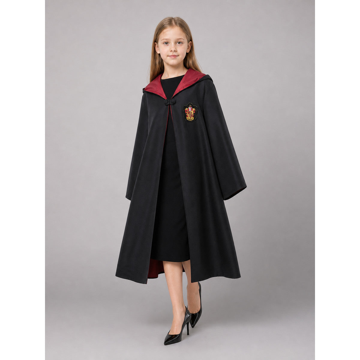 Black Hooded Carnival Cloak for Cosplay occasion guide