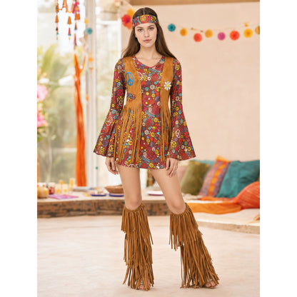 Hippie-Style Carnival Costume with Fringe lifestyle