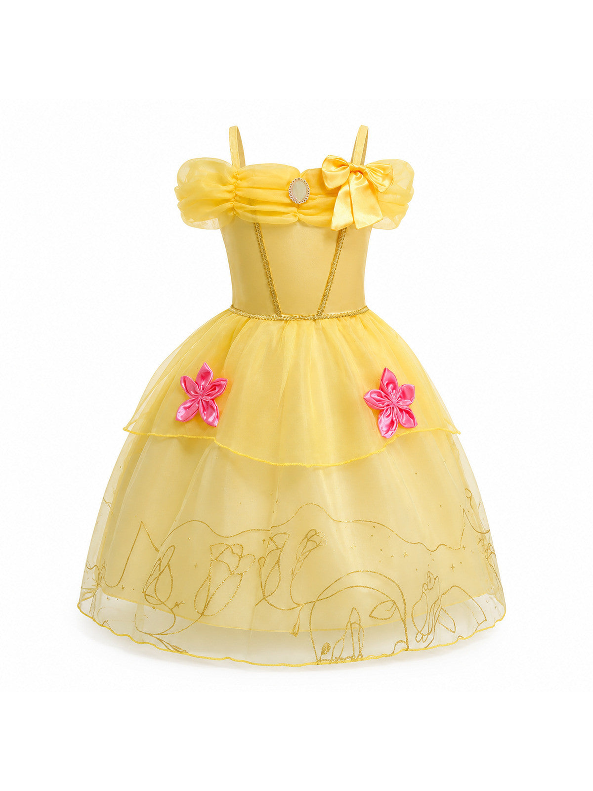 2026 Girl Princess Dress Costume Princess Cosplay Halloween Carnival Party