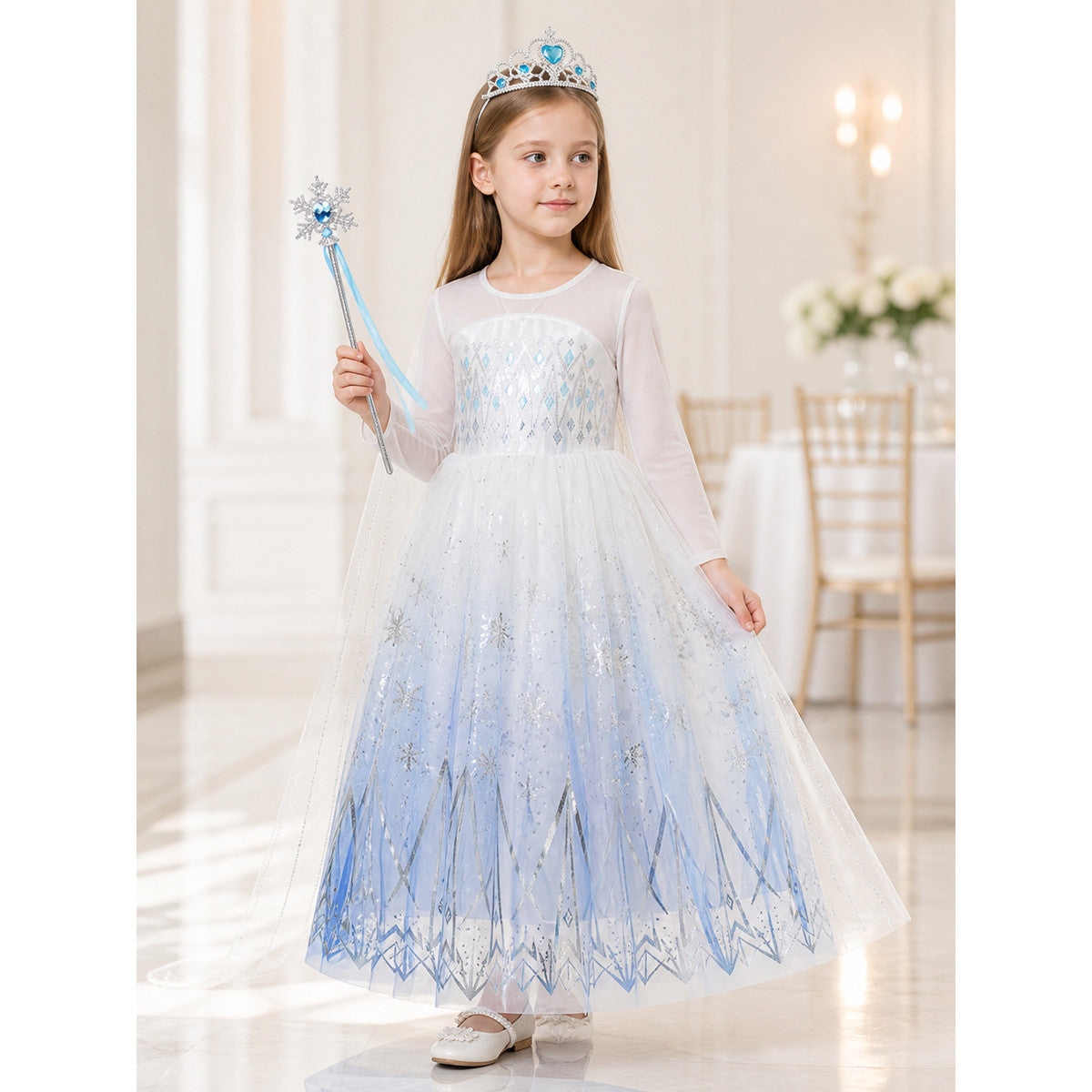 Halloween Snow Princess Costume