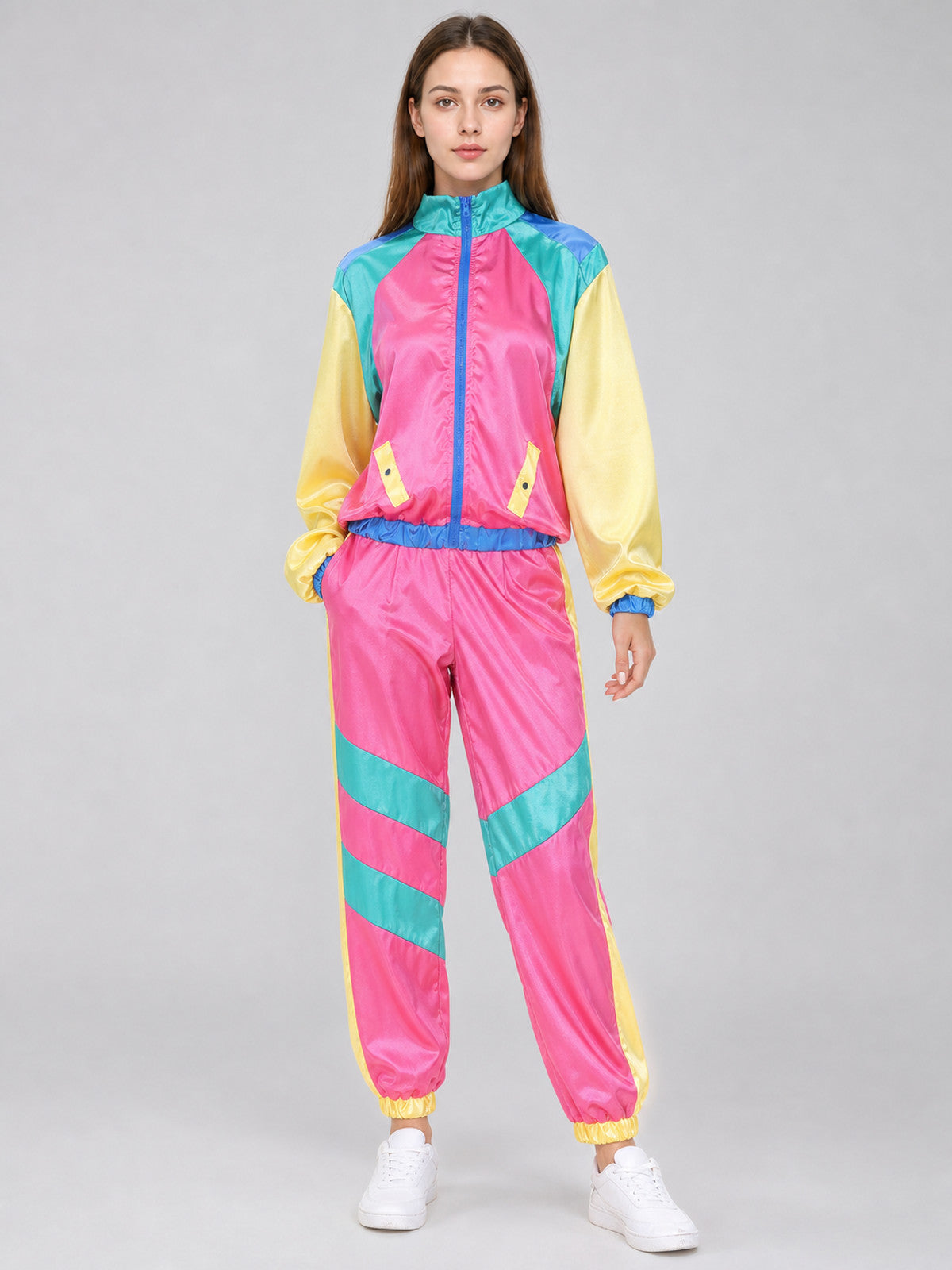 Two-Piece Stage Costume in a Retro Sporty Style