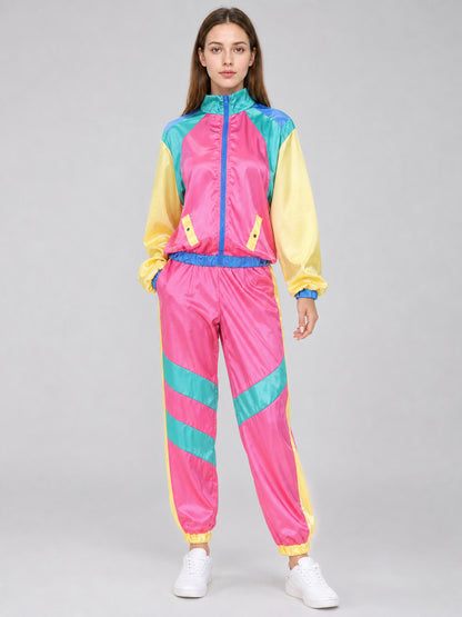 Two-Piece Stage Costume in a Retro Sporty Style