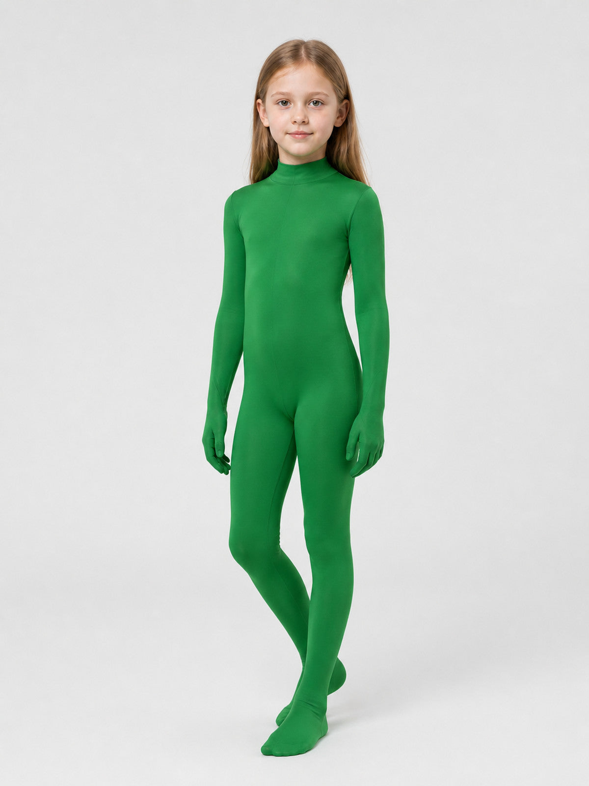 Green Invisibility Suit for Halloween, Form-Fitting Costumes detail