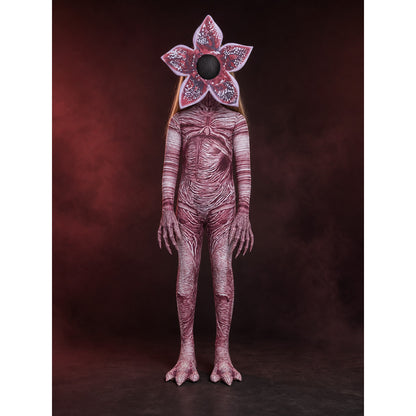 Unisex Halloween Carnivorous Plant Bodysuit Costume Set with Headpiece and Claws main product view
