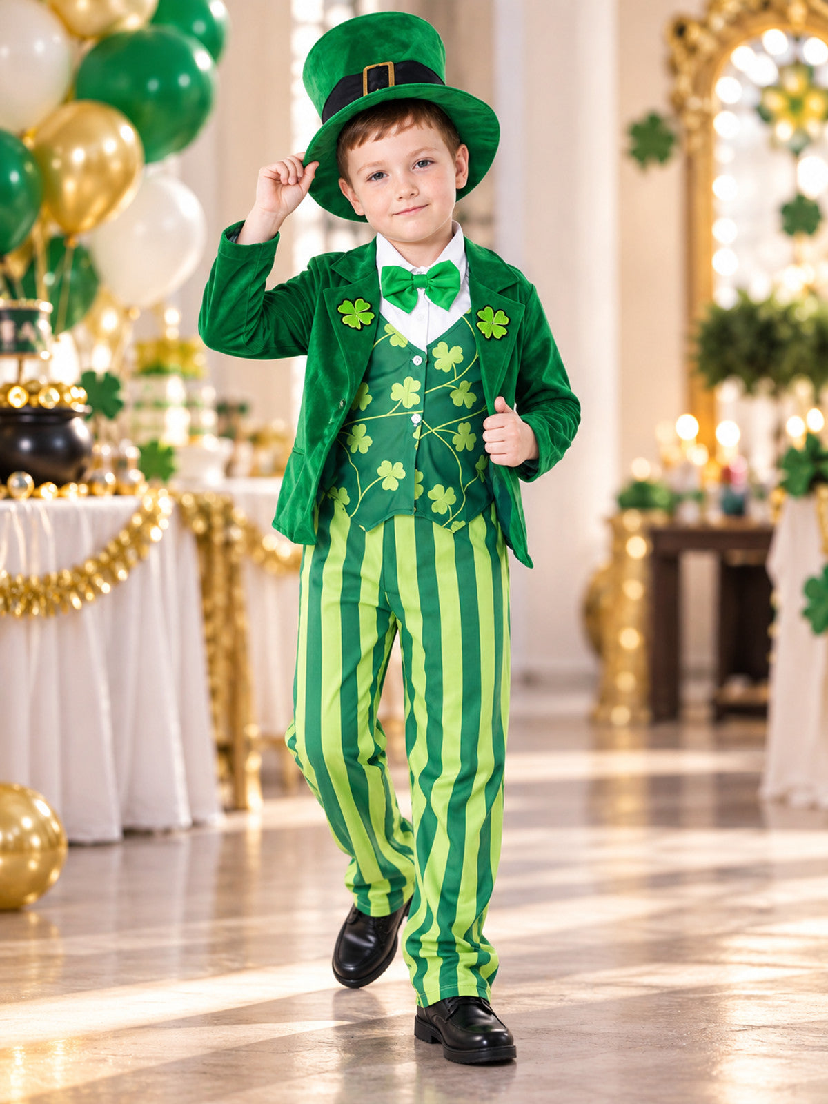 Kids' Dorothy Costume with Green Hat