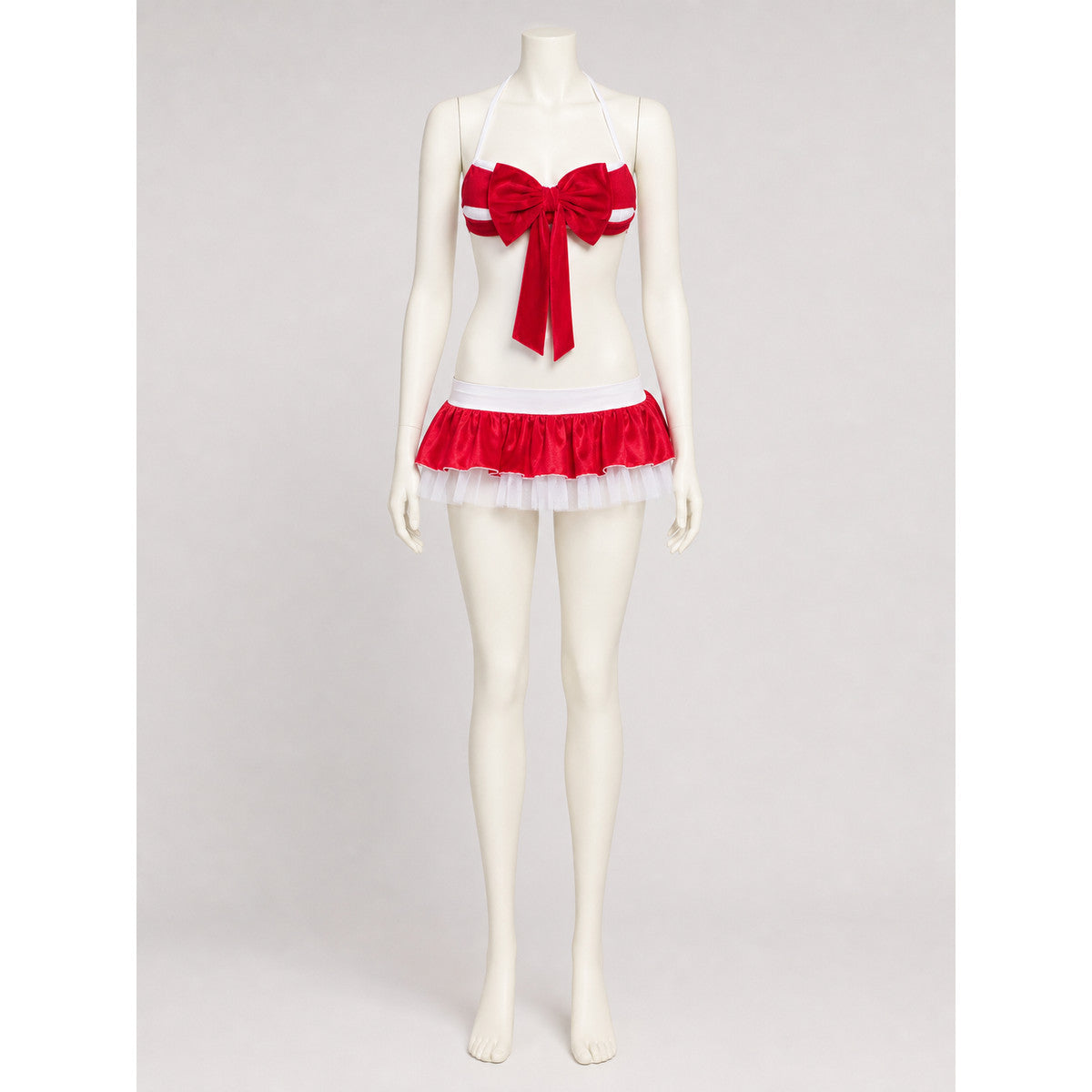 Christmas Costume: Cropped Top and Skirt