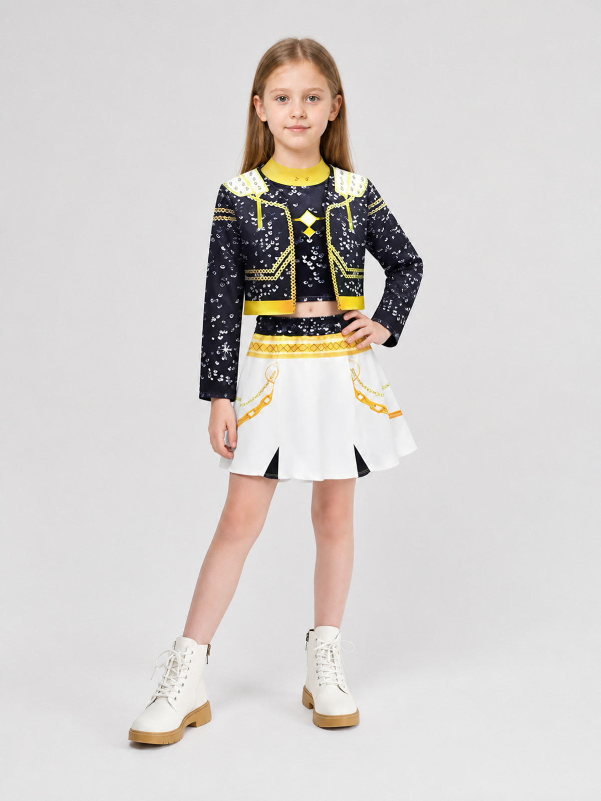 Performance and Cosplay Costume: Jacket and Skirt Costumes detail