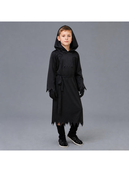 Hooded Cloak Costume with Glowing Eyes