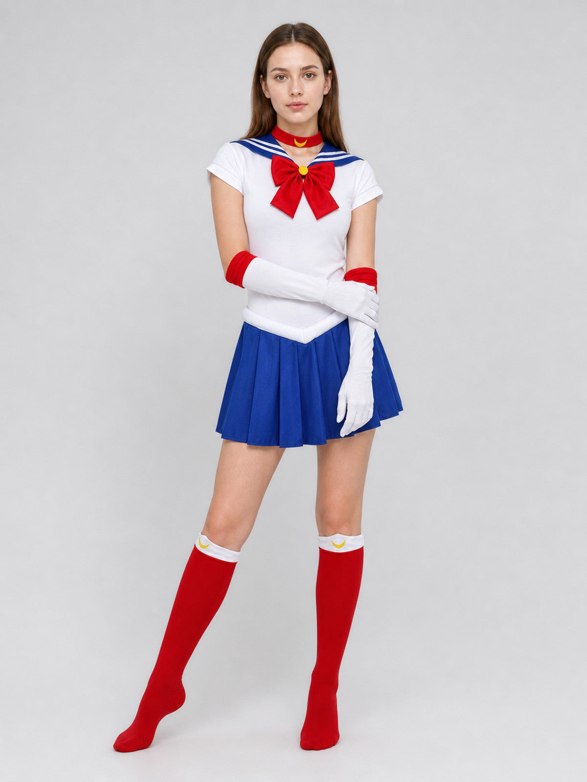 Sailor Moon Cosplay Costume: Top, Skirt, and Accessories Costume Accessories detail
