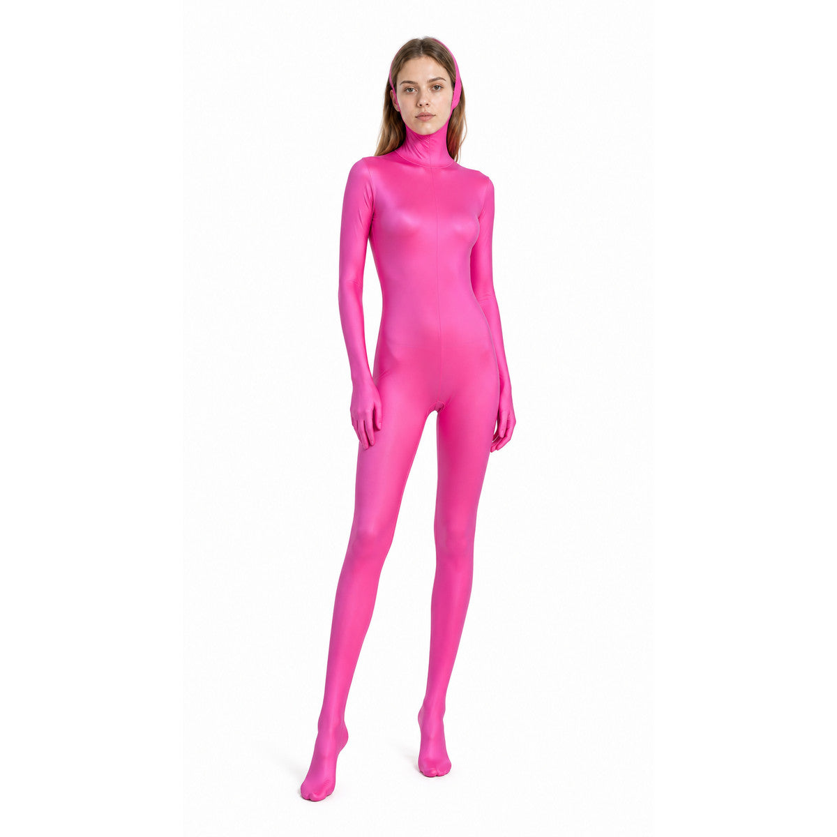 Zentai bodysuit with hood, gloves, and covered feet product detail