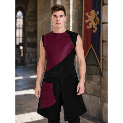 Sleeveless Jumpsuit with an Asymmetrical Panel lifestyle view