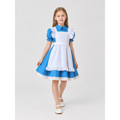 Alice Costume: Dress with Apron and Bow Costume Dresses detail