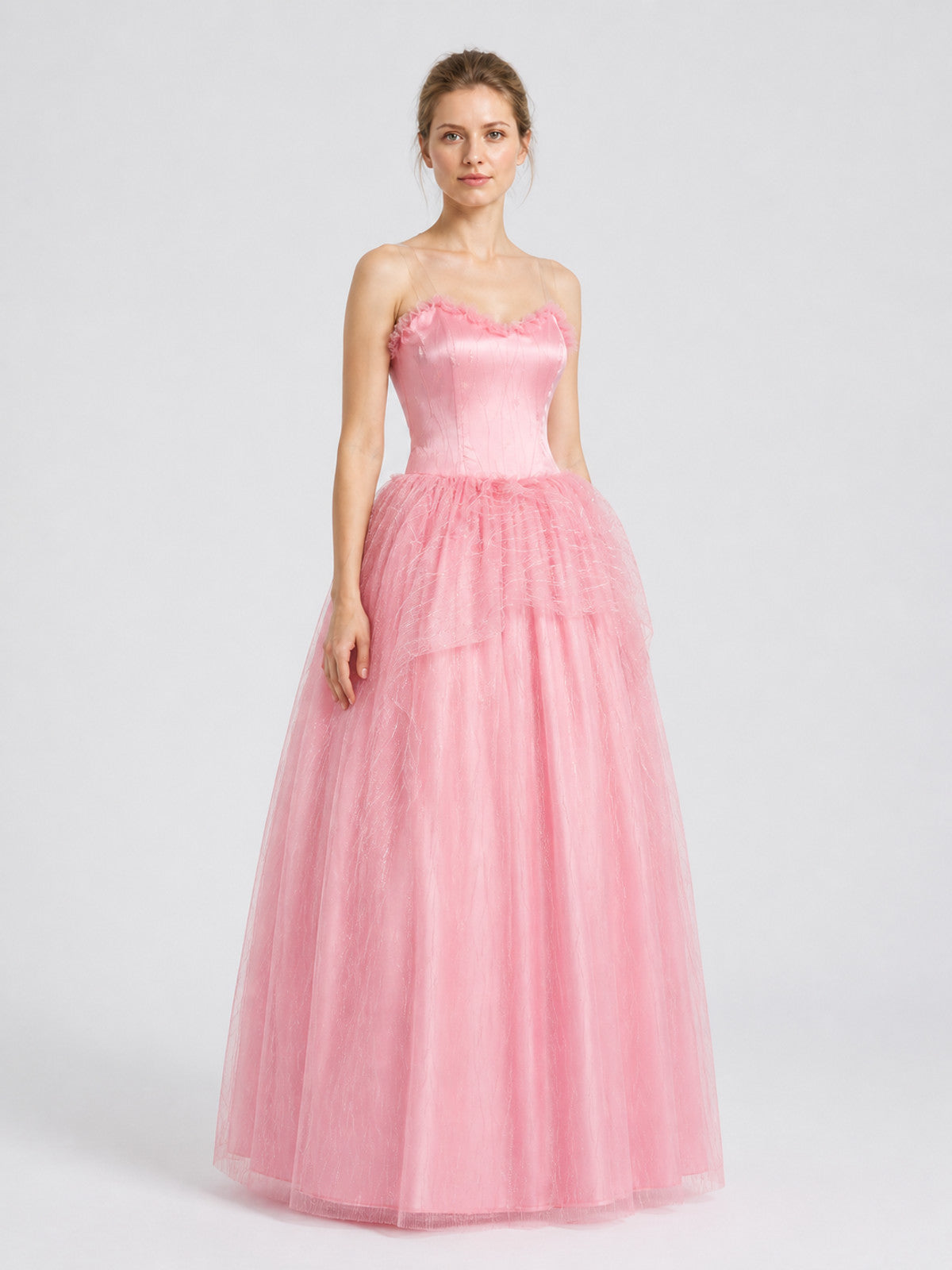 Pink Glinda Full-Skirted Dress for Cosplay Costume Dresses detail