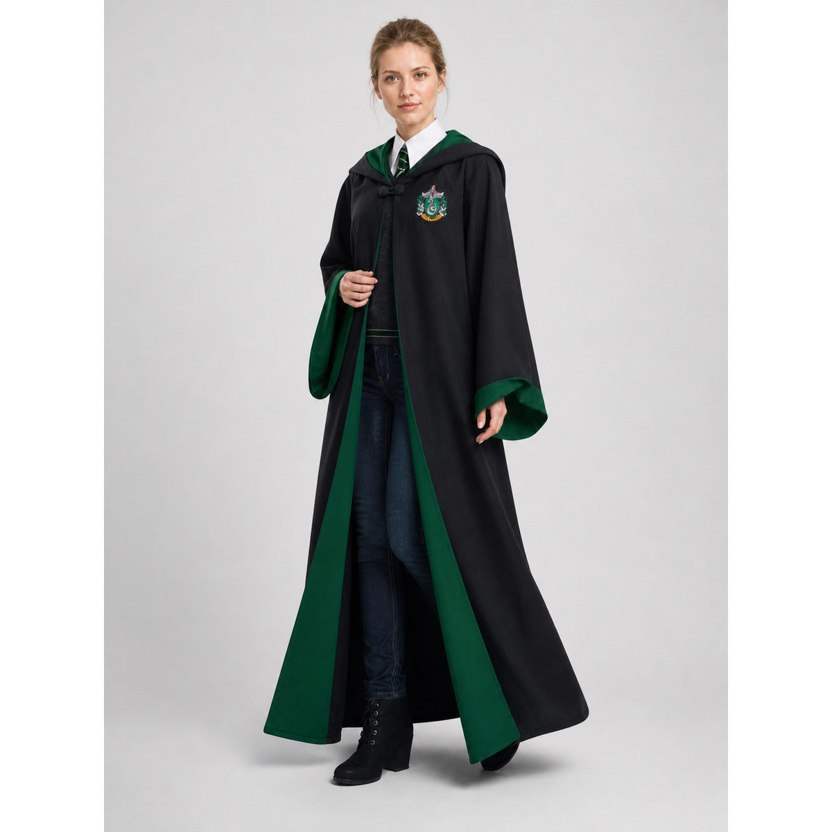 Harry Potter Hooded Robe, Black, Size M-XXL product detail