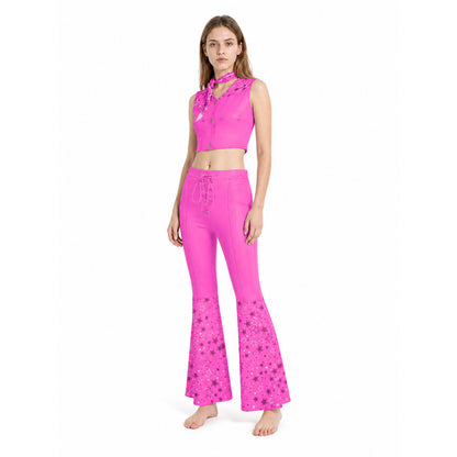 Barbie Cosplay Costume: Top and Flared Pants lifestyle