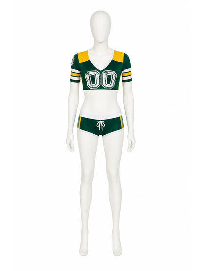 Sports Set with Shorts and Number 00 in Three Colors