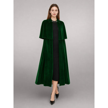 Green Carnival Cloak with High Collar lifestyle