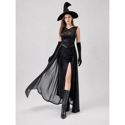Halloween Costume: Dress, Hat, and Gloves